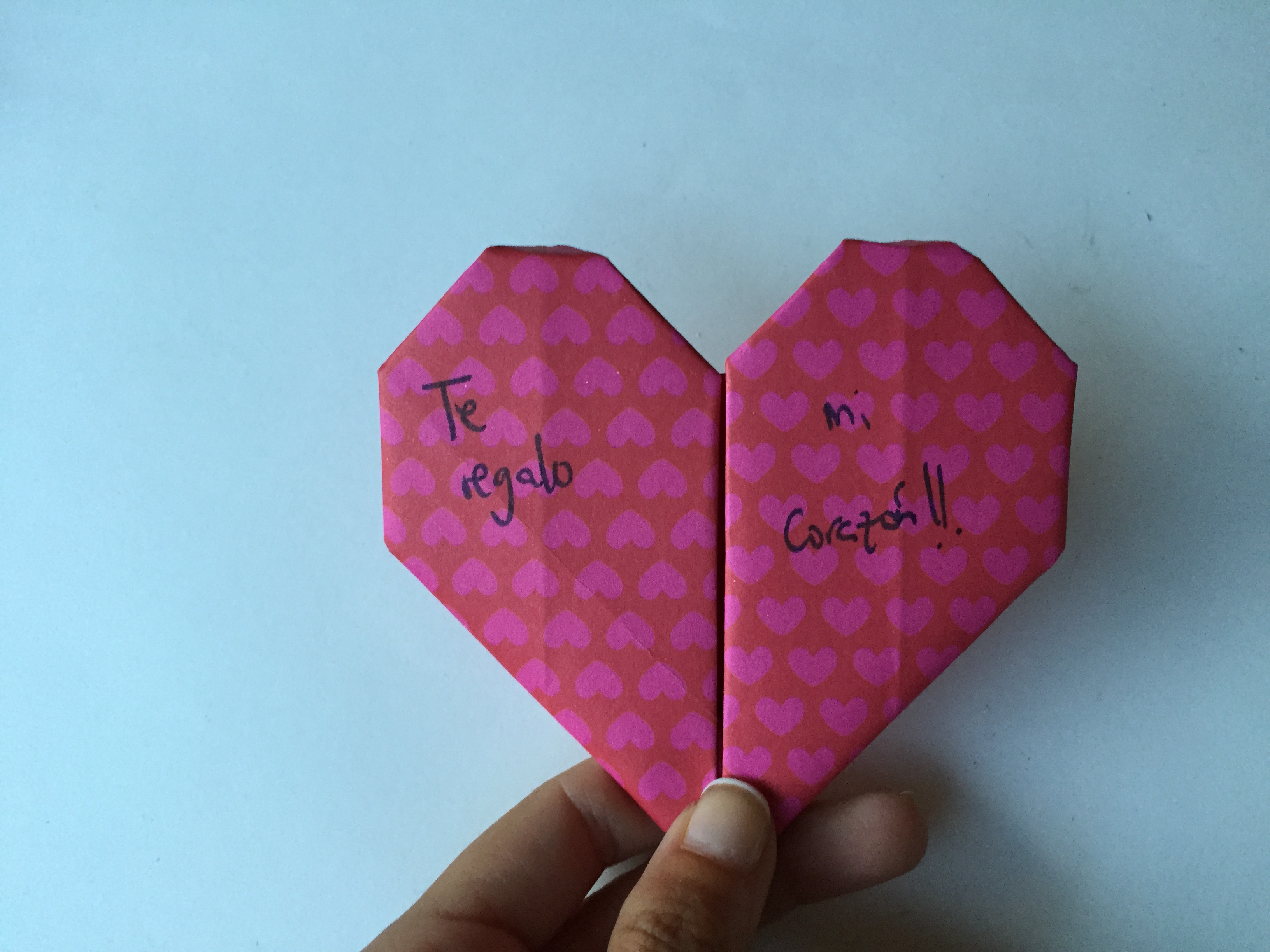 Como hacer un corazón de papel