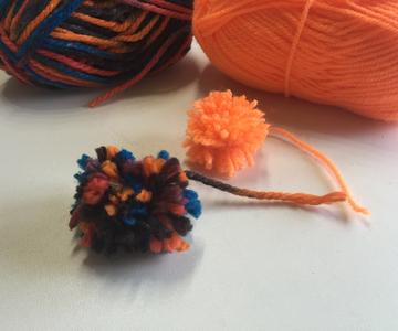 Cómo hacer un pompón de lana 