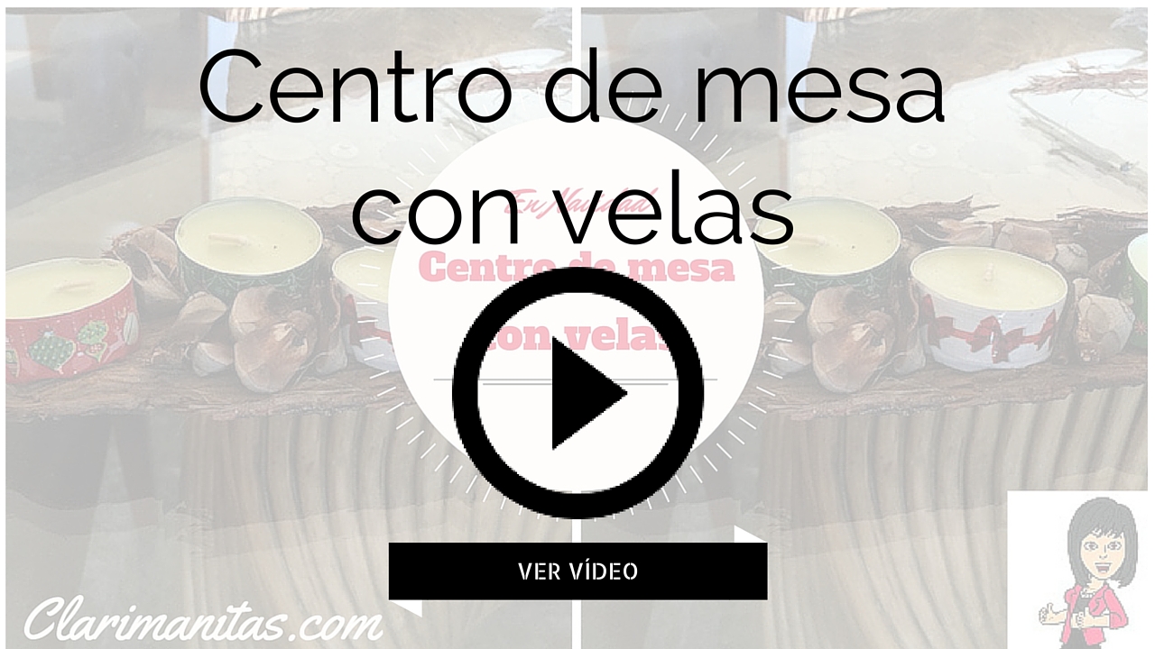 Centros de mesa con velas