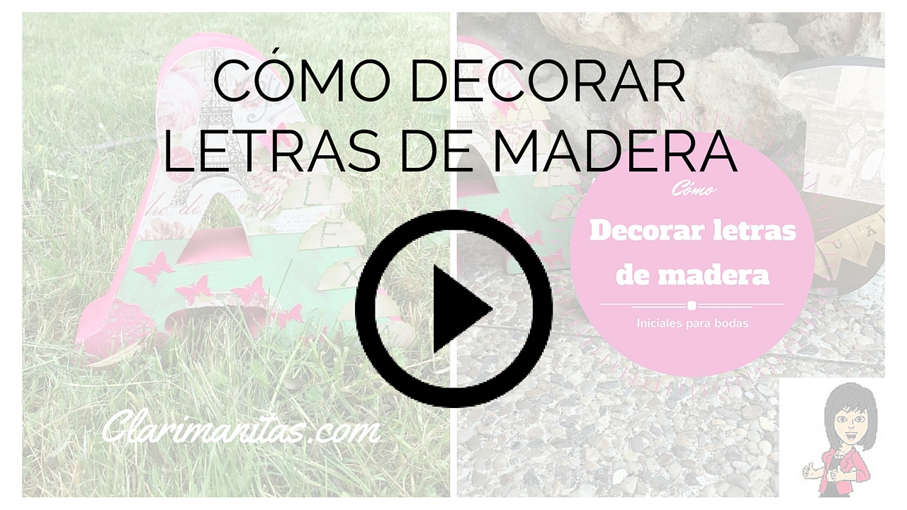 Cómo Decorar Letras de Madera