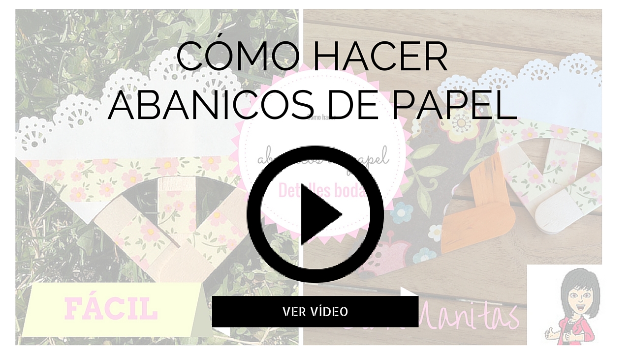 como hacer abanicos de papel