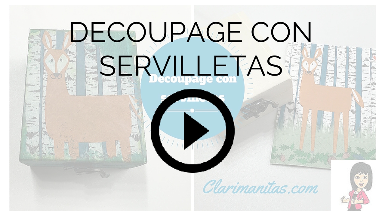 decoupage con servilletas