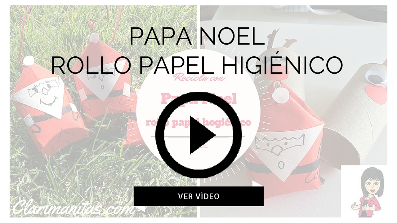 papa noel rollo papel higienico