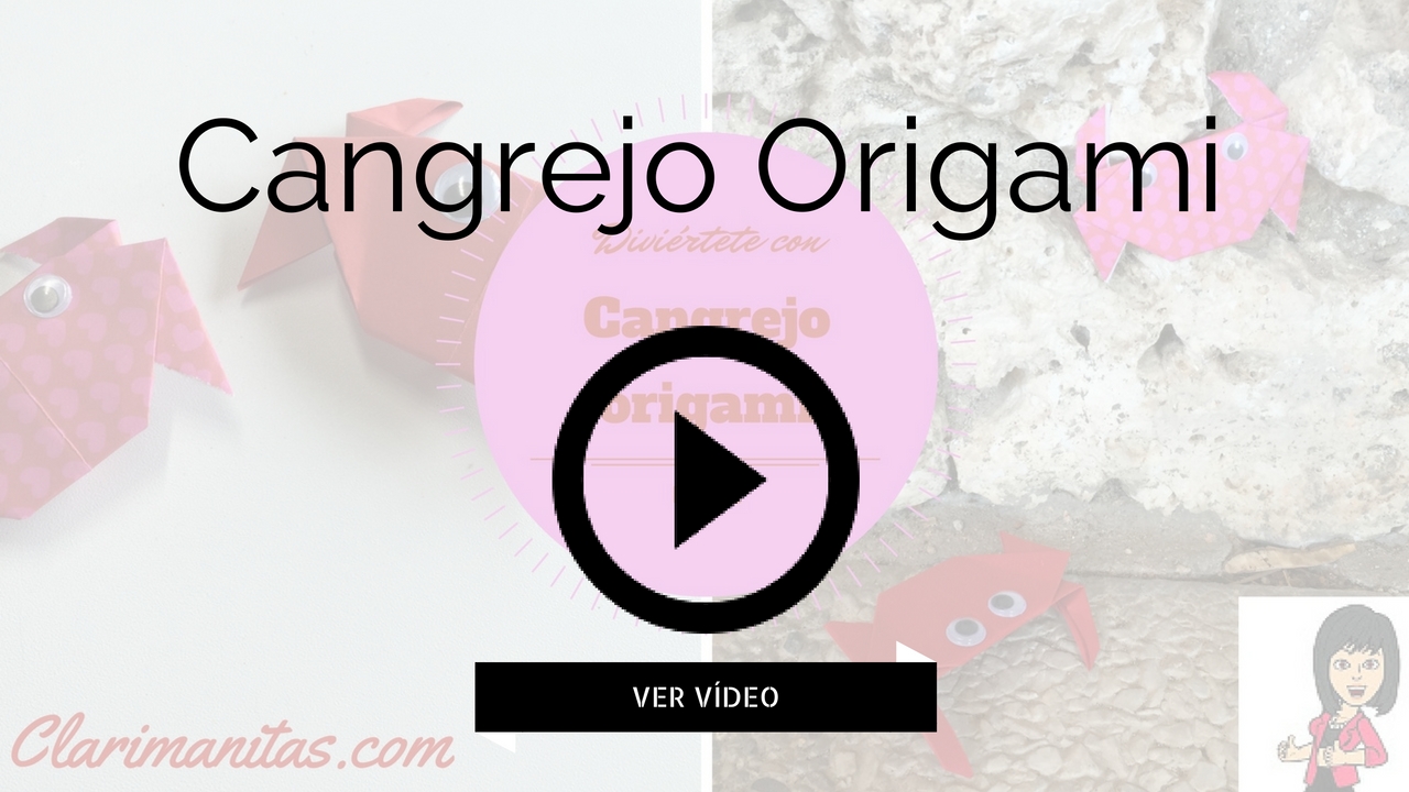 cangrejo origami