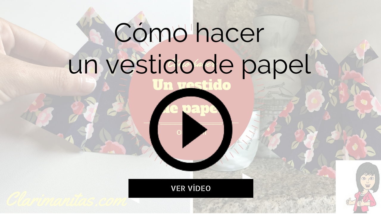 como hacer un vestido de papel