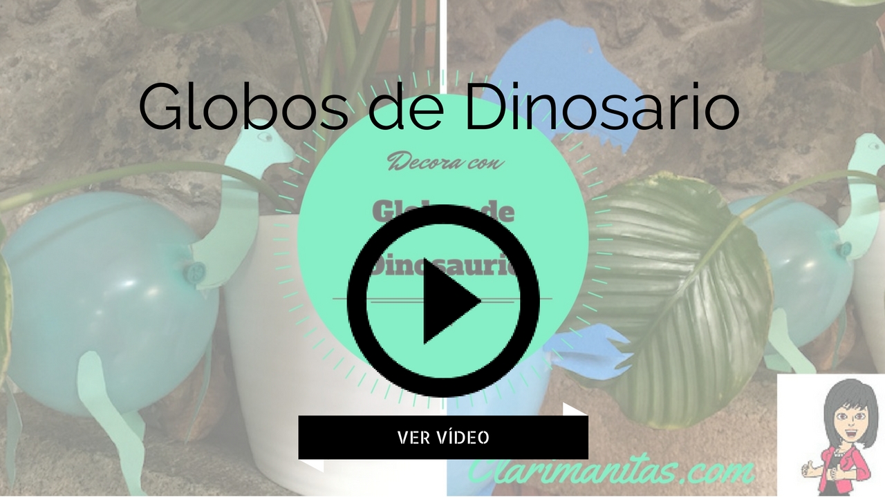 globos de dinosaurio