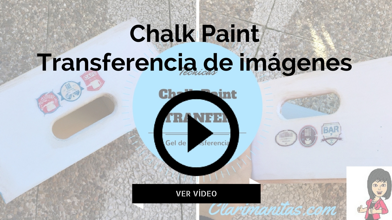 chalk paint transferencia de imagenes