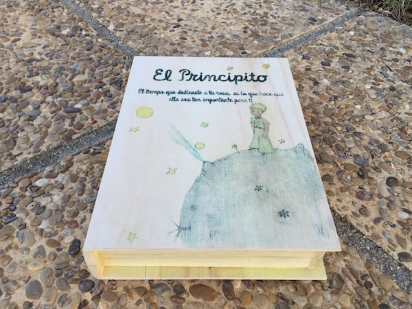 Caja libro el principito