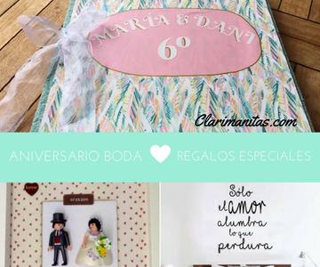 Regalos para un Aniversario de Bodas