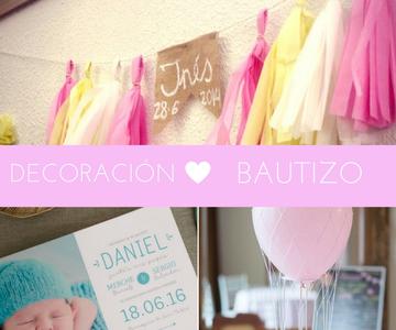 Decoración para Bautizo