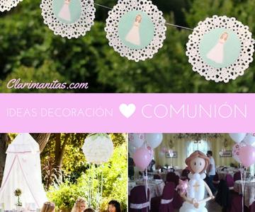 Ideas de decoración para Comunión