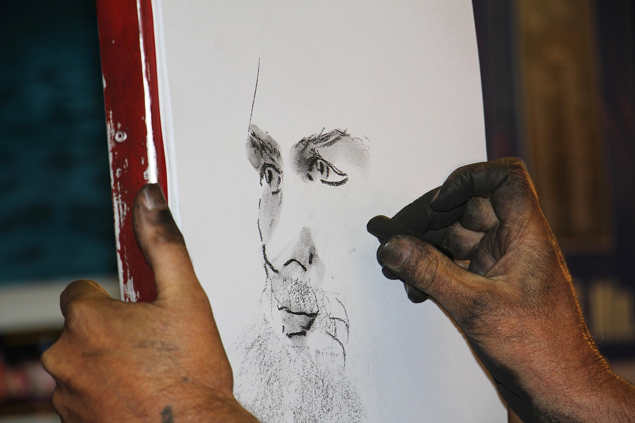 ¿Cómo se realiza un dibujo al carboncillo?